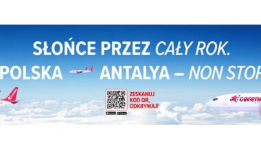 Kampania OOH Corendon Airlines – „Słońce przez cały rok. Polska Antalya – Non Stop”