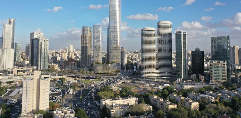 Tel Aviv skyline credit: Studio 84