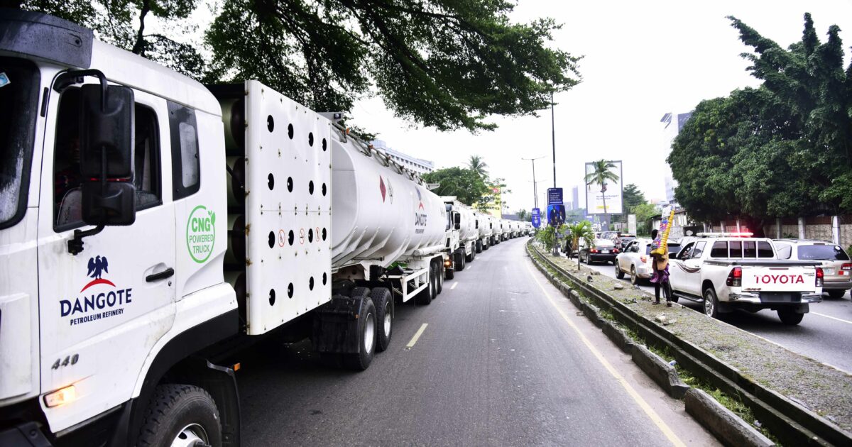 Dangote Deploys 4,000 CNG Trucks for Fuel Distribution in Ni