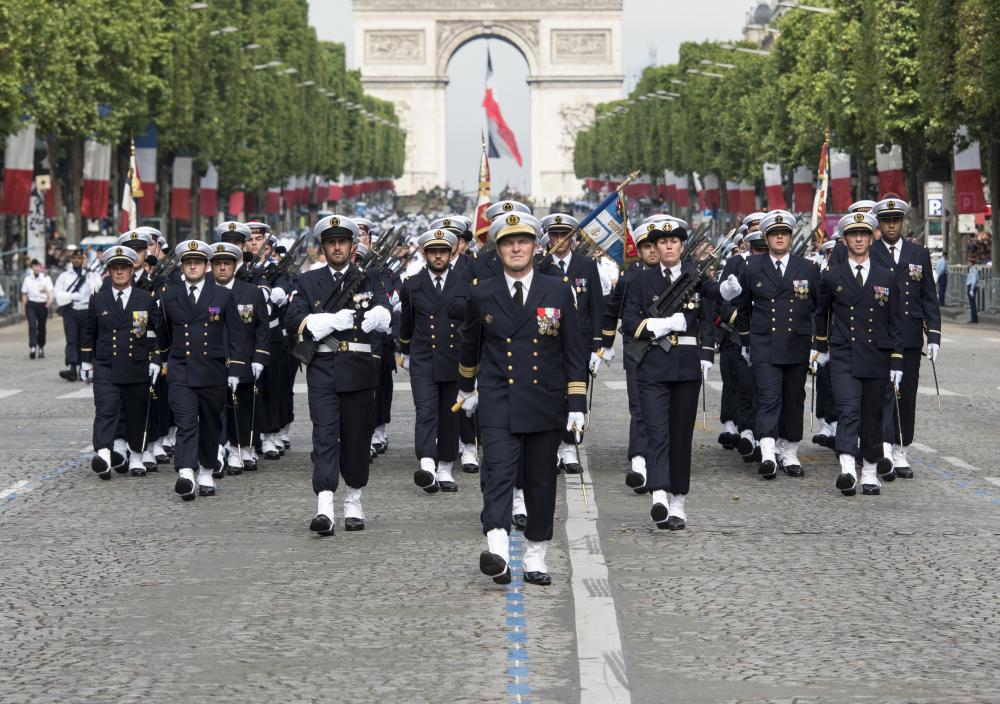Armées françaises défilés Ecole de Maistrance