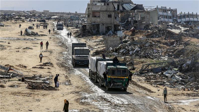 Der Gazastreifen ist durch den Krieg weitgehend zerstört. (Archivbild)