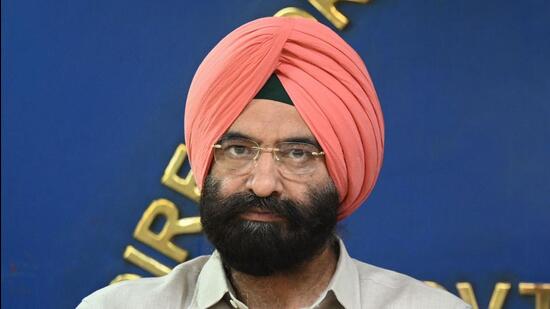 Environment minister Manjinder Singh Sirsa (HT Photo)