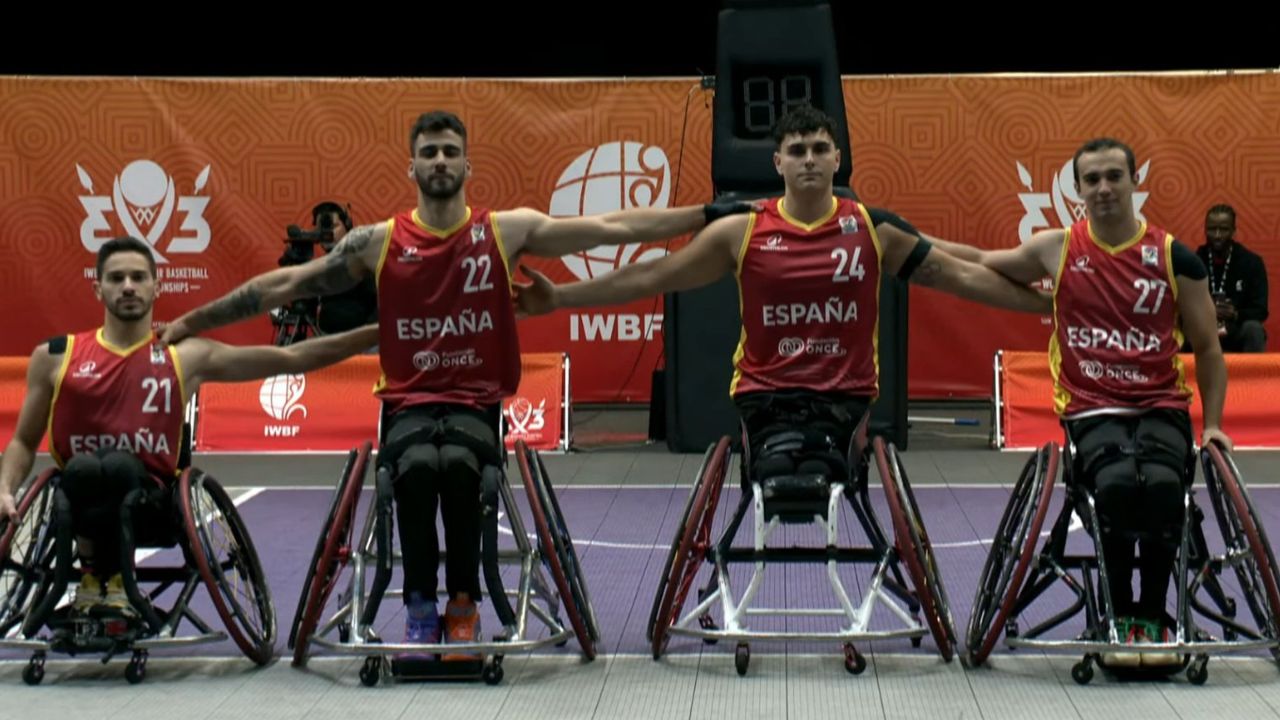 España logra la plata en el Mundial de Baloncesto en Silla de Ruedas 3x3 masculino en Sudáfrica