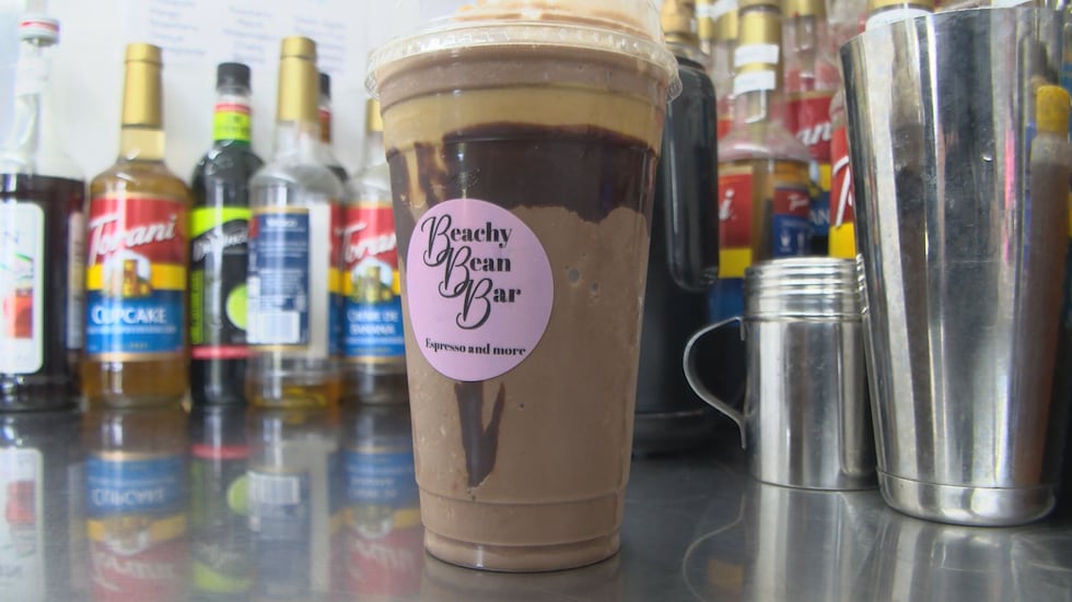 Along with coffee, the Beachy Bean Bar serves espresso drinks, refreshing spritzers, frozen...