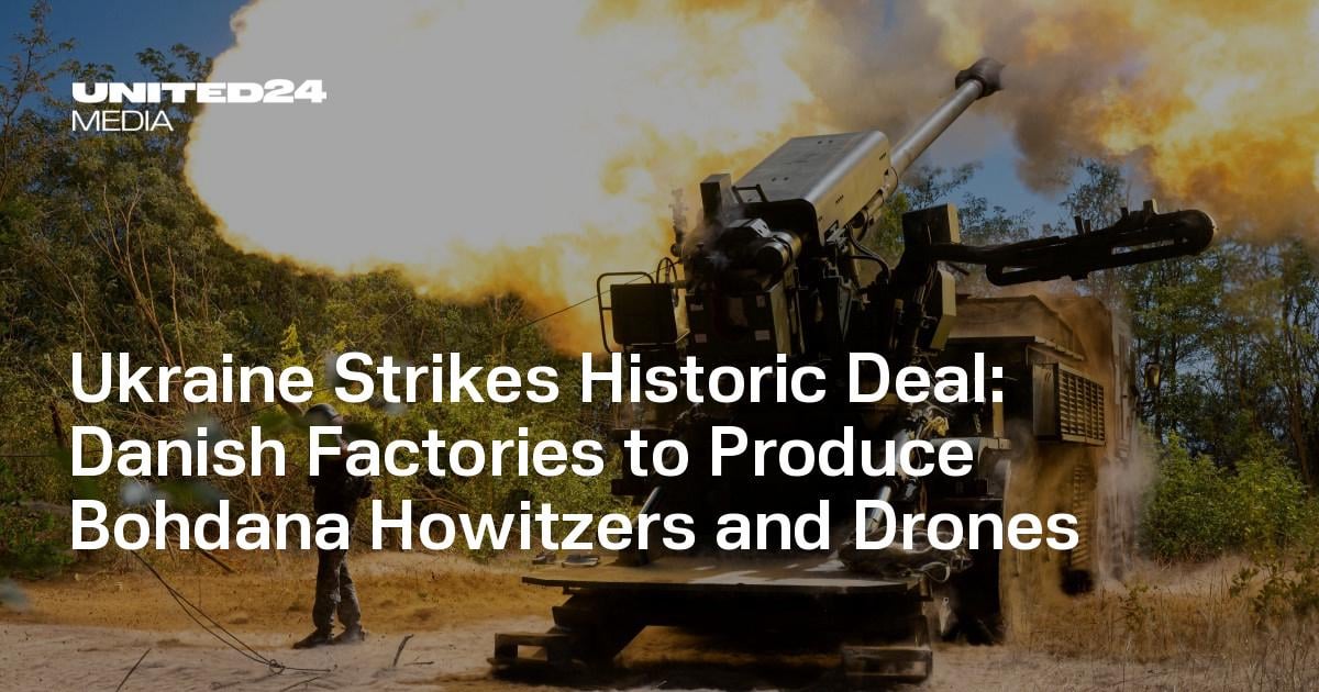 Ukraine og Danmark indgår historisk aftale: Danske fabrikker skal nu producere artilleri og droner.