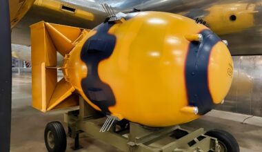 Fat Boy Nuclear Bomb At U.S. Air Force Museum