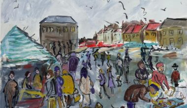Market day in Stokesley , North Yorkshire