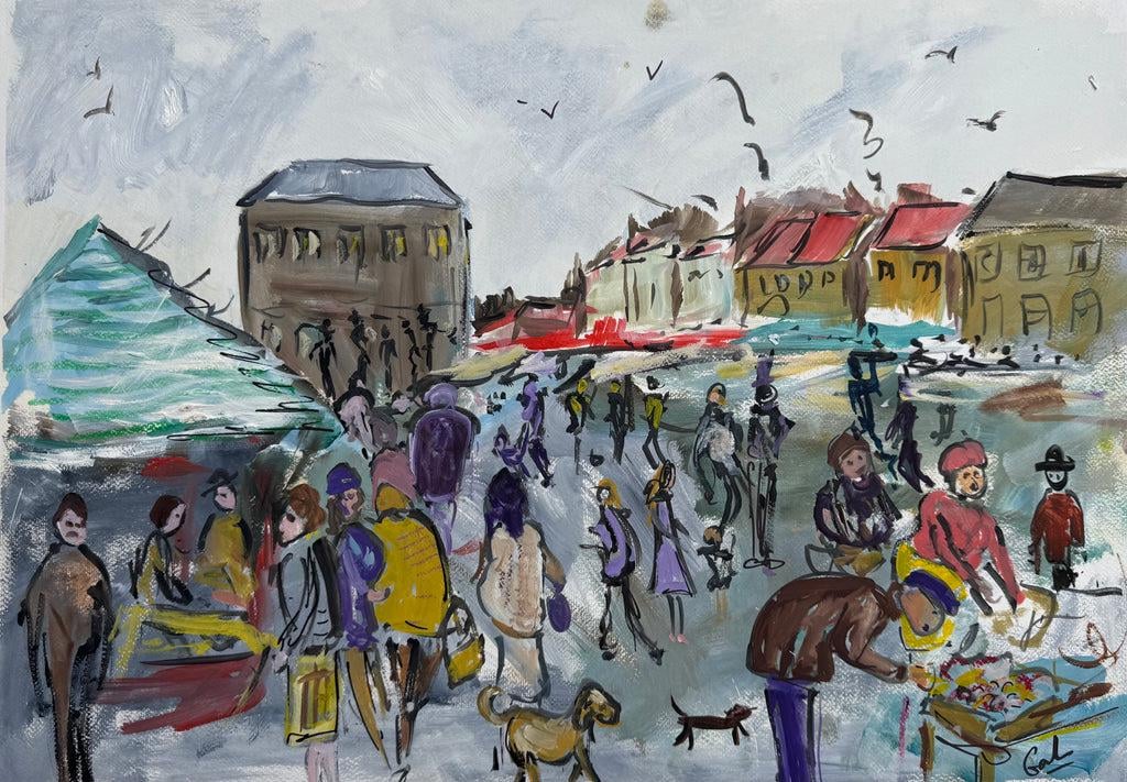 Market day in Stokesley , North Yorkshire