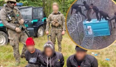 Migrants use portable toilet as battering ram as tensions rise at Polish-Belarusian border