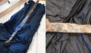 Fisherman Reels in 700-Year-Old Medievel Sword from River in Poland