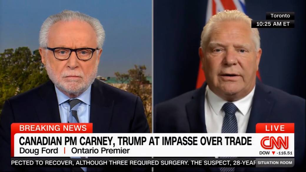 Click to play video: 'Ford calls Trump ‘probably the most disliked politician in the world in Canada’'