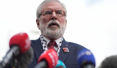 Gerry Adams donates €100k BBC payout to causes including Gaza, the GAA and republican prisoners