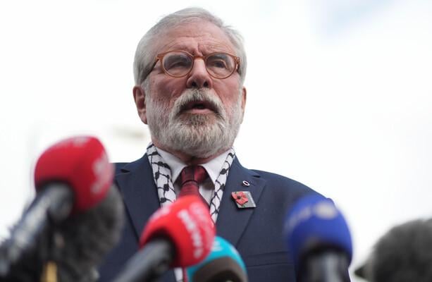 Gerry Adams donates €100k BBC payout to causes including Gaza, the GAA and republican prisoners