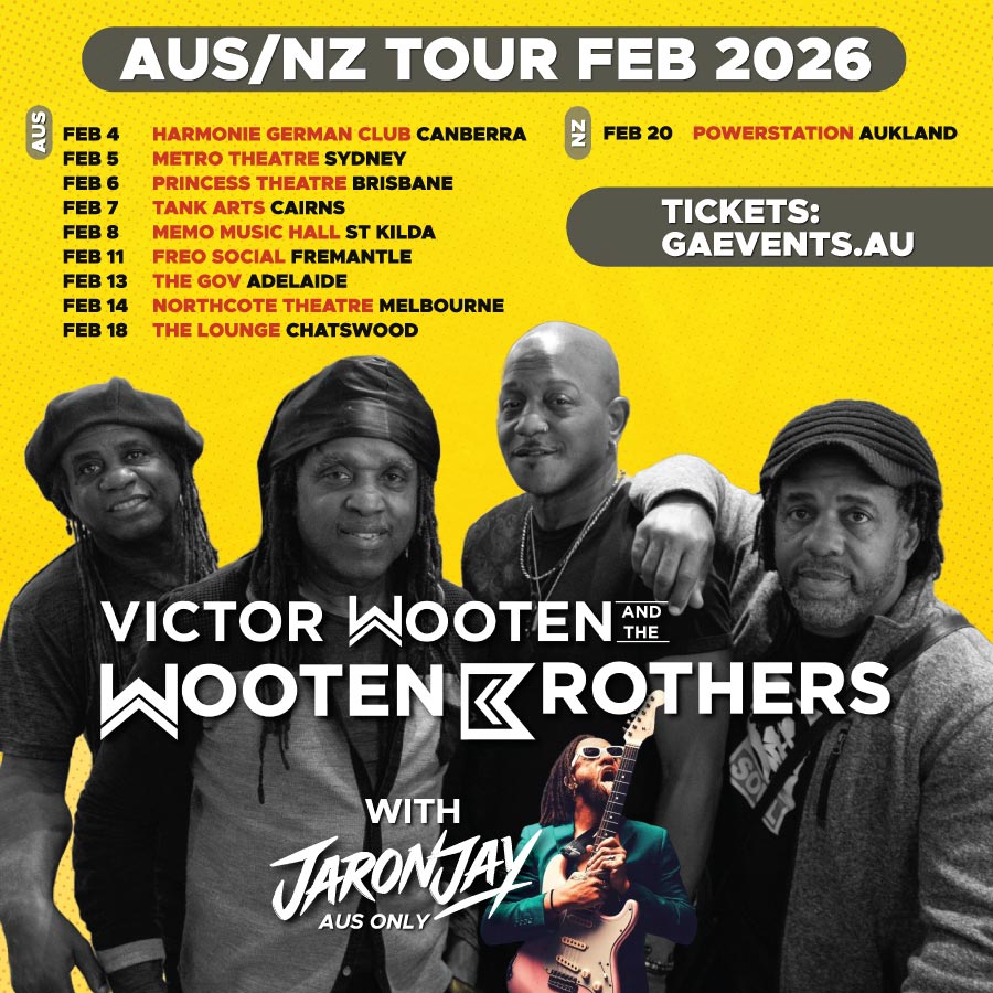 Wooten Brothers 2026 Australia and New Zealand tour