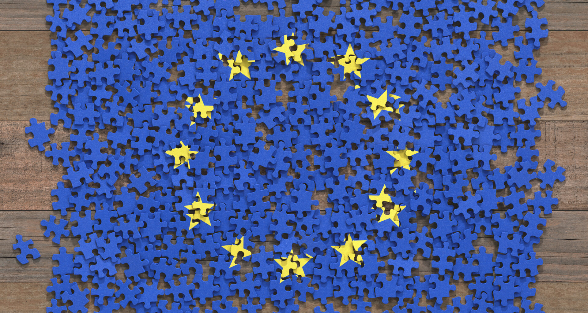 EU flag puzzle
