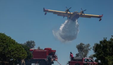 Greece calls on EU aid to fight wildfires