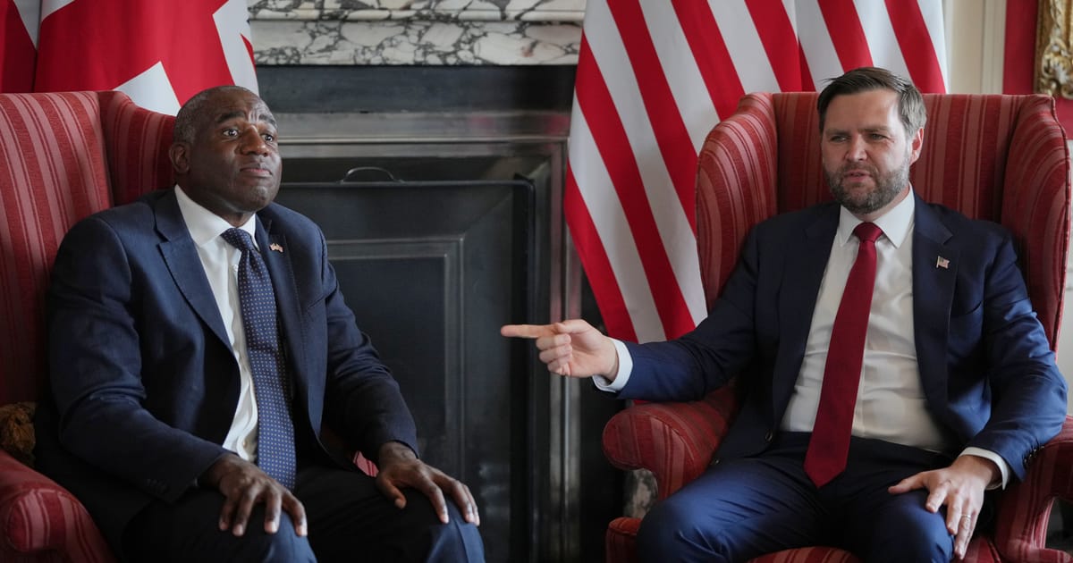 Vance and Lammy host European, US, Ukrainian officials to talk ceasefire – POLITICO