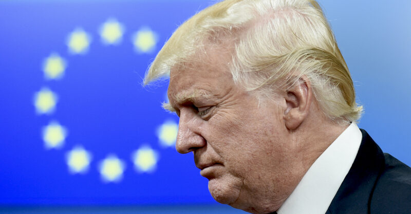 Trump's gangsterism towards the EU is working
