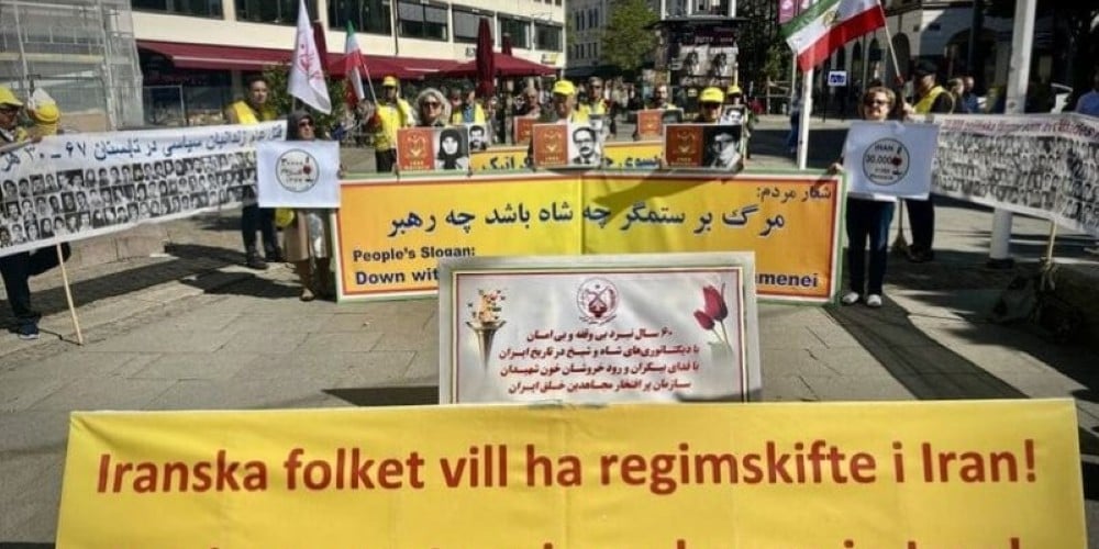 MEK Supporters in Gothenburg Honor 1988 Massacre Victims and Back Maryam Rajavi’s Third Option