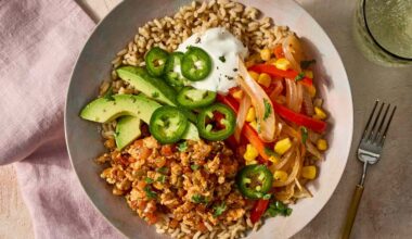 Ground Turkey Fajita Bowls