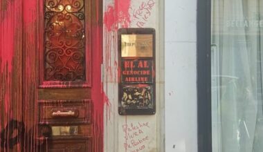 Israeli businesses vandalised in Paris and Greece
