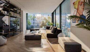 Modern penthouse for a real estate agent and a tech exe