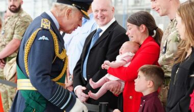 King Charles Laughs Off Baby's Less-Than-Thrilled Reaction to Meeting Him