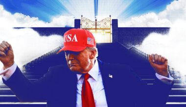 Donald Trump, 79, Fundraises Off His Desperate Push to Get Into Heaven