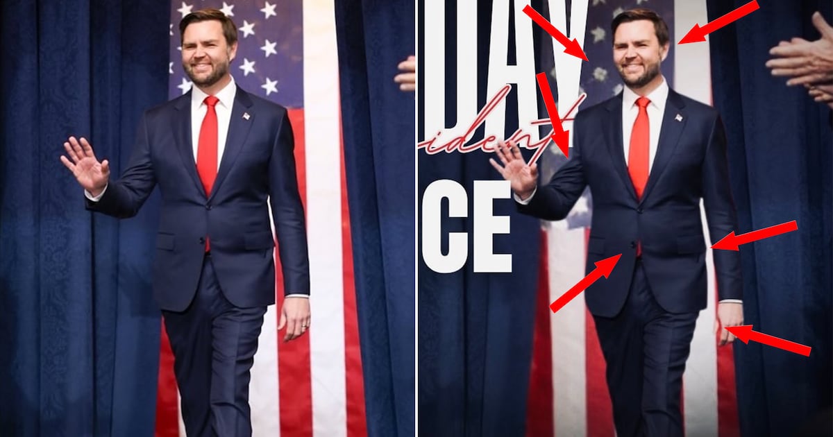 GOP Accused of Photoshopping JD Vance’s Birthday Picture