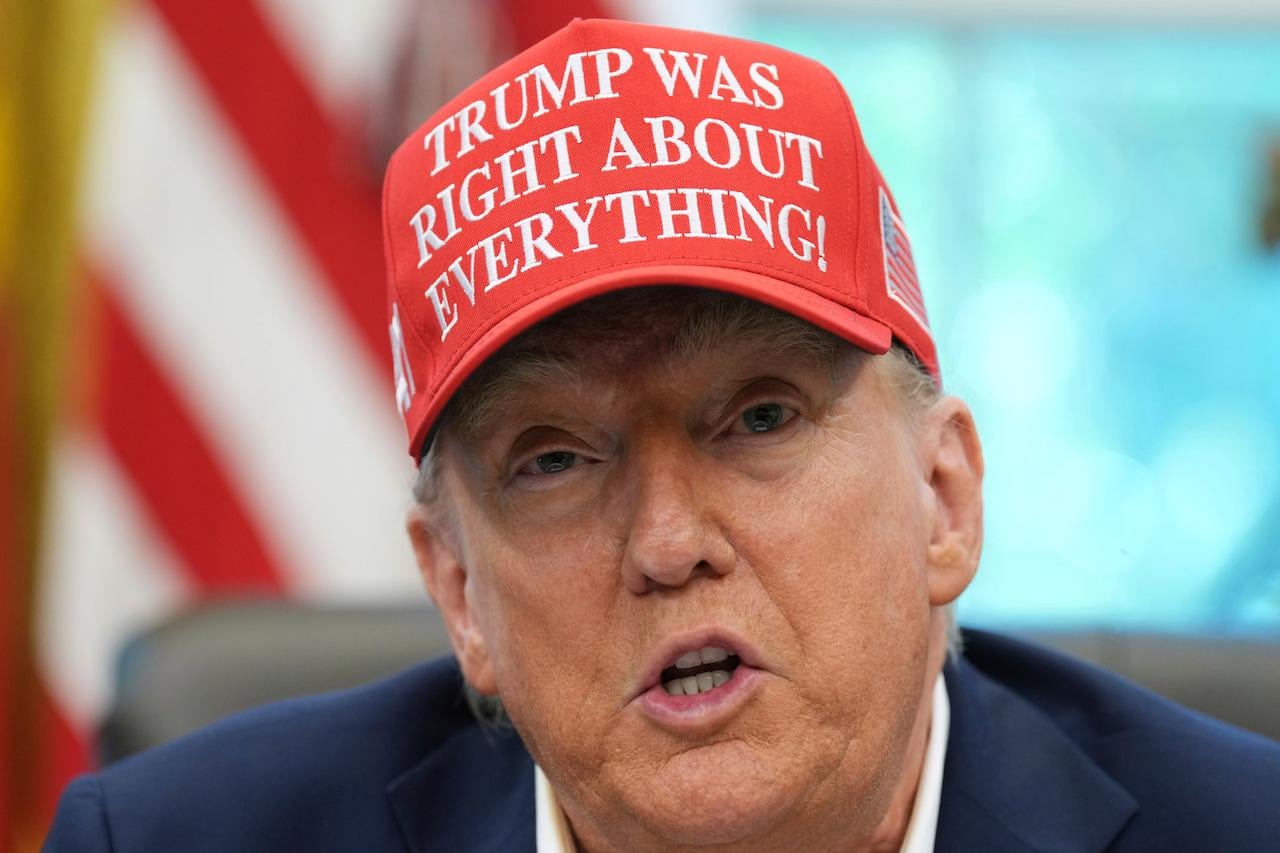 Donald Trump says people are in Epstein files who ‘don’t deserve to be’: ‘It’s a Democratic hoax’