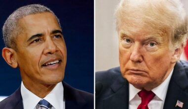 Trump Orders Obama’s White House Portrait Hidden from Public View Below Staircase