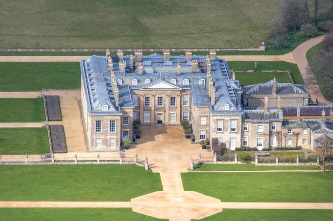 Aerial Photograph of Althorp, Northamptonshire