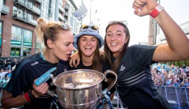 thousands turn out for Dublin ladies All-Ireland homecoming – The Irish Times