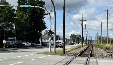 pedestrian dead after collision with train