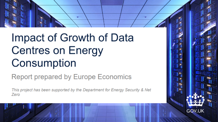 Impact of growth of data centres on energy consumption
