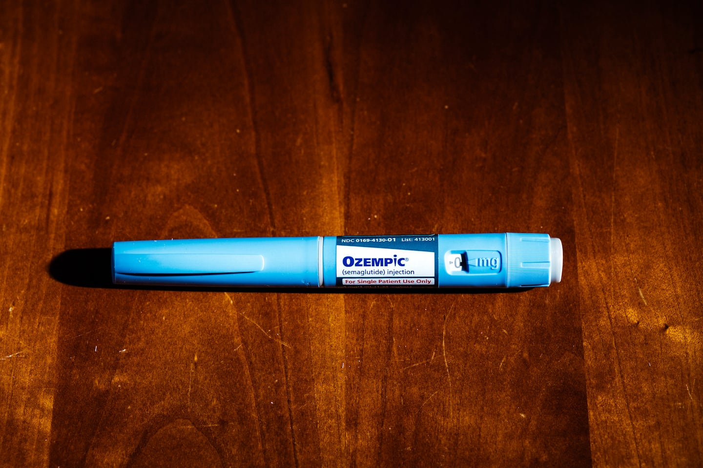 An Ozempic injector. 