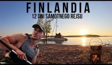 Solo sailing 12 days across Finnish lakes on a tiny catamaran (video with English subs)