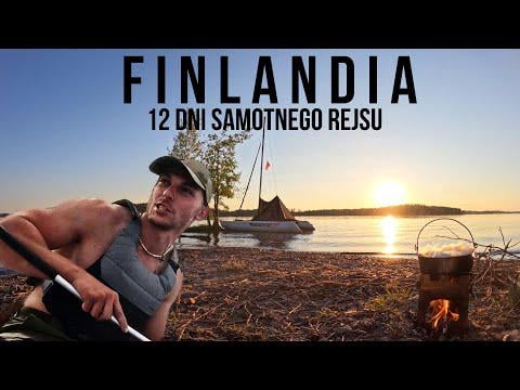 Solo sailing 12 days across Finnish lakes on a tiny catamaran (video with English subs)