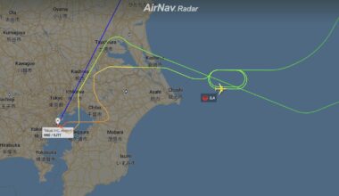 Japan Airlines JL4 to New York JFK just returned to Tokyo