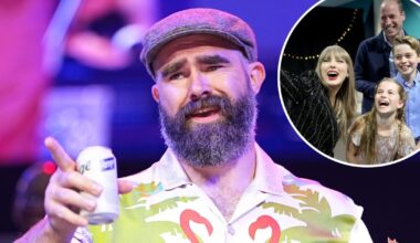 Taylor Swift Trolls Jason Kelce Over Meeting Prince William at Eras Tour