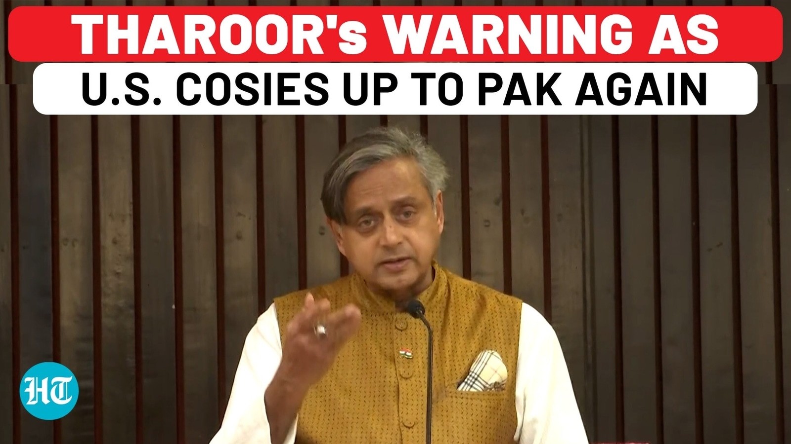 Shashi Tharoor warns as US cosies up to Pakistan again; reacts to US senator's 'sanction India' call
