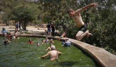 Israelis broil as temperatures, electricity usage break records in extended heatwave. Israel Meteorological Service (IMS) data showed temperatures in the southern resort city of Eilat hitting 48.8 degrees Celsius (119.8 degrees Fahrenheit).