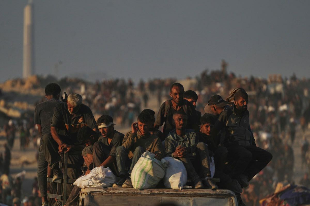 In Gaza, the only choices are stay under bombardment or flee to overcrowded shelters