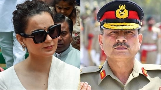 Kangana Ranaut has criticised Pakistani army chief Asim Munir over his comment against India.