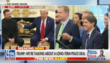 MAGA Host Who Attacked Zelensky’s T-Shirt Apologizes at Oval Office Presser With Trump