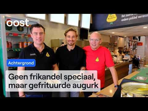 Na de zure matten met augurksmaak nu gefrituurde augurken in Zwolle