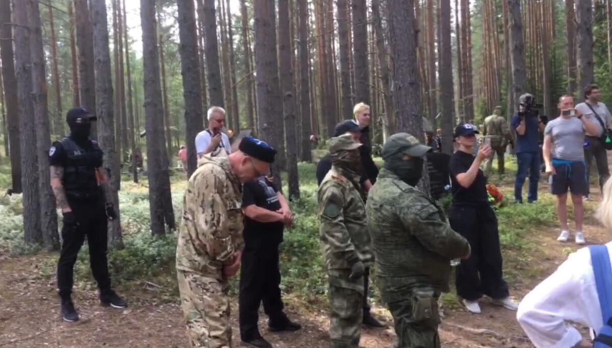 Militant extremists staged provocation on Remembrance Day for victims of the Great Terror in Sandarmokh