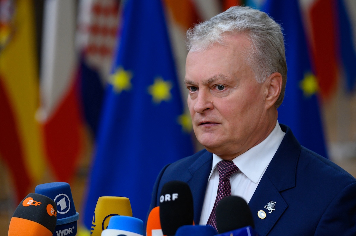 Lithuania President Gitanas Nauseda