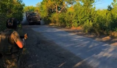 Ukrainian MaxxPro APC survived a Russian FPV drone strike and returned all soldiers back unharmed. Pokrovsk direction. August 2025. Published 22.08.2025
