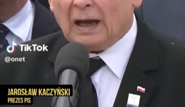 "Te ŚMIECIE, które tu stoją" - Kaczyński znowu obraża ludzi